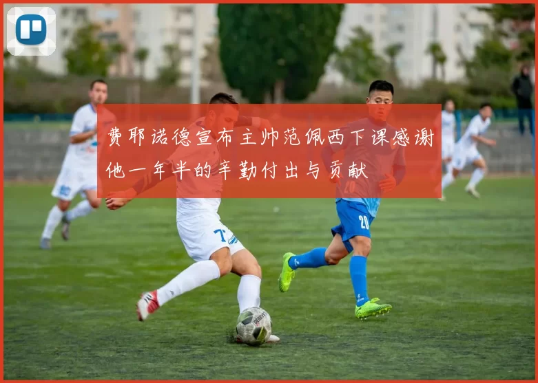 费耶诺德宣布主帅范佩西下课感谢他一年半的辛勤付出与贡献